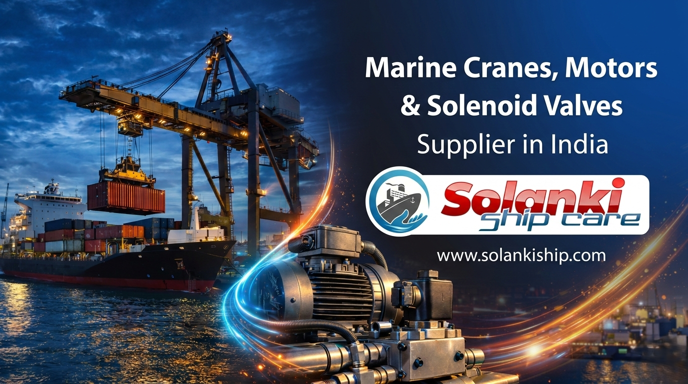 Marine Cranes, Motors & Solenoid Valves Supplier in India | Solanki Ship Care