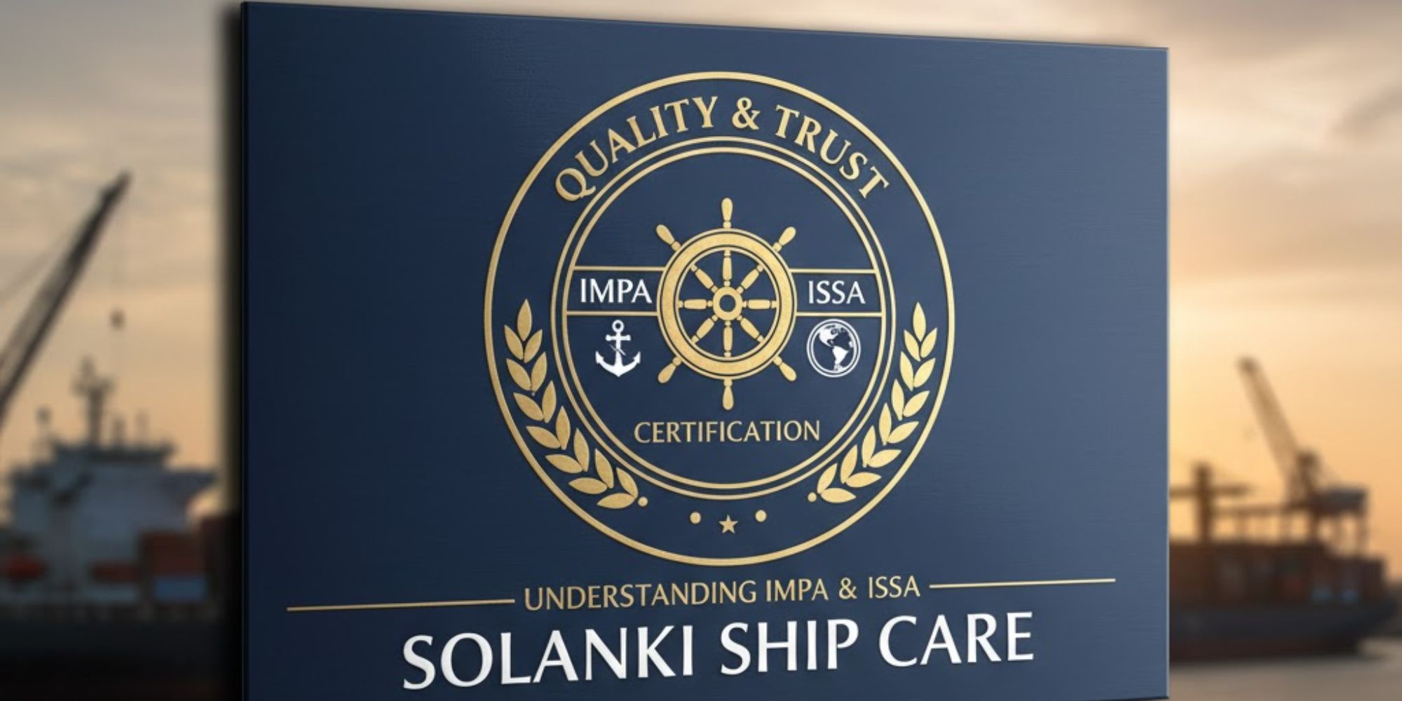 Understanding IMPA & ISSA Certification: A Mark of Quality and Trust for Solanki Ship Care