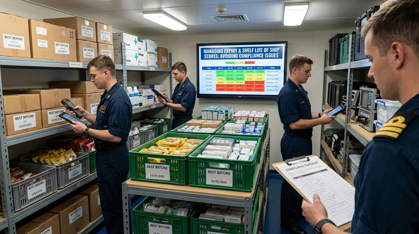 MANAGING EXPIRY & SHELF LIFE OF SHIP STORES: AVOIDING COMPLIANCE ISSUES