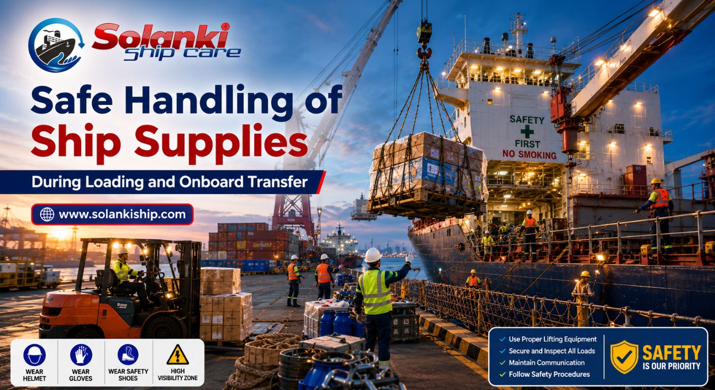 Safe Handling of Ship Supplies During Loading and Onboard Transfer