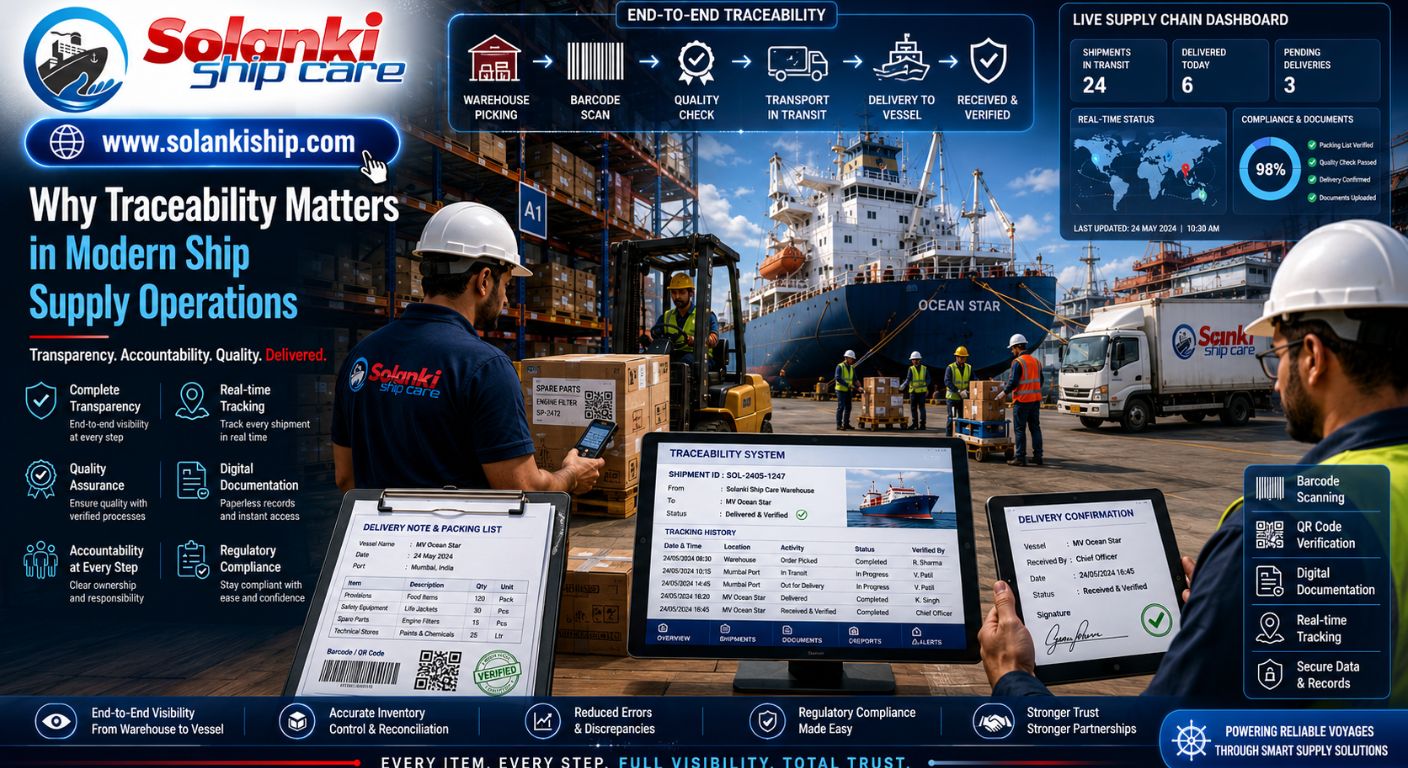 Why Traceability Matters in Modern Ship Supply Operations