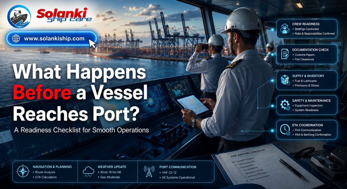What Happens Before a Vessel Reaches Port: A Readiness Checklist for Smooth Operations