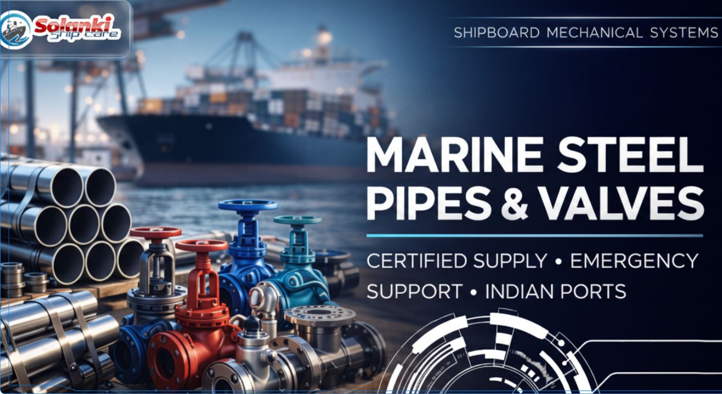 SUPPLYING MARINE STEEL PIPES & VALVES: SUPPORTING SHIPBOARD MECHANICAL SYSTEMS