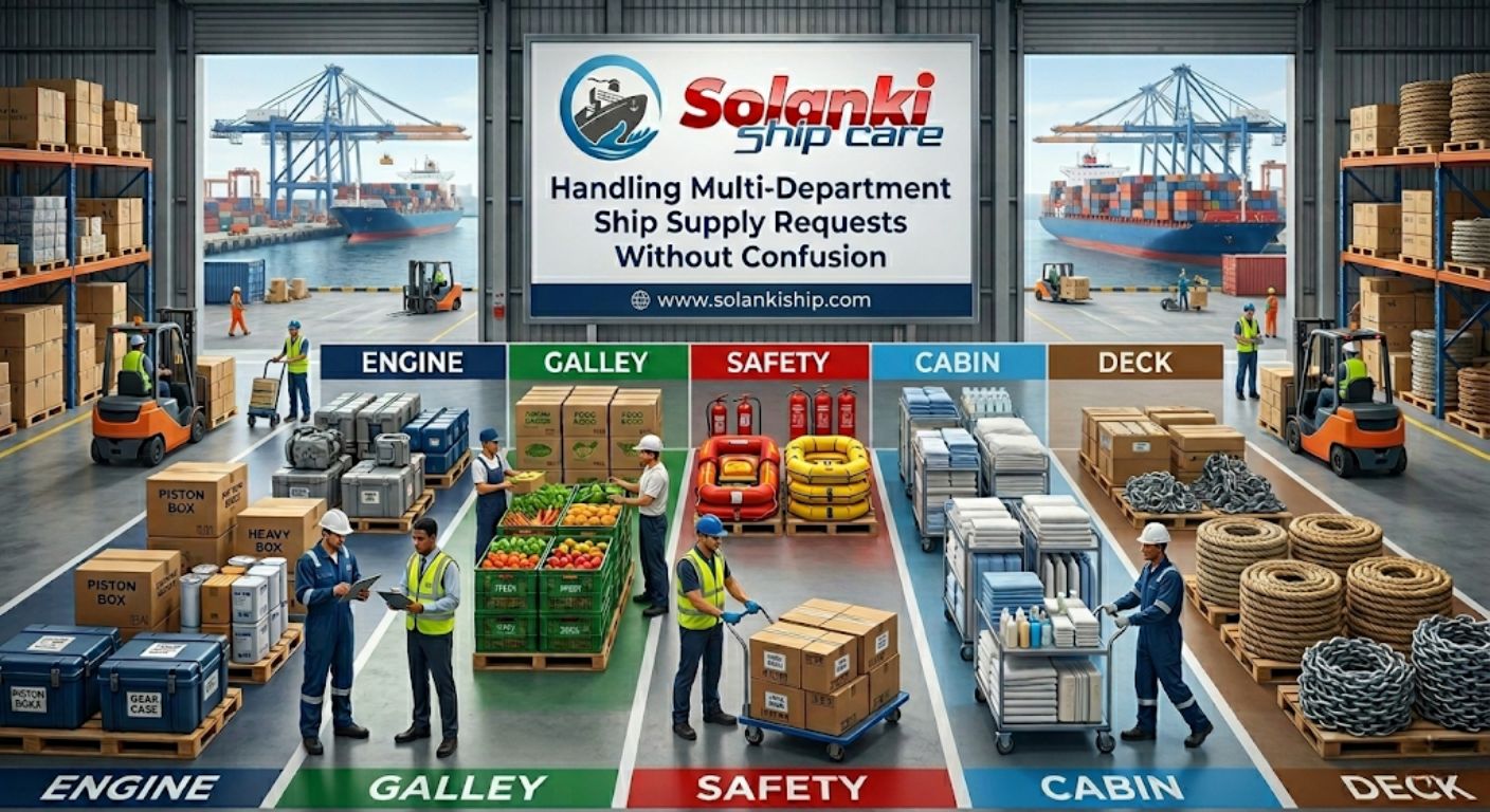 Handling Multi-Department Ship Supply Requests Without Confusion