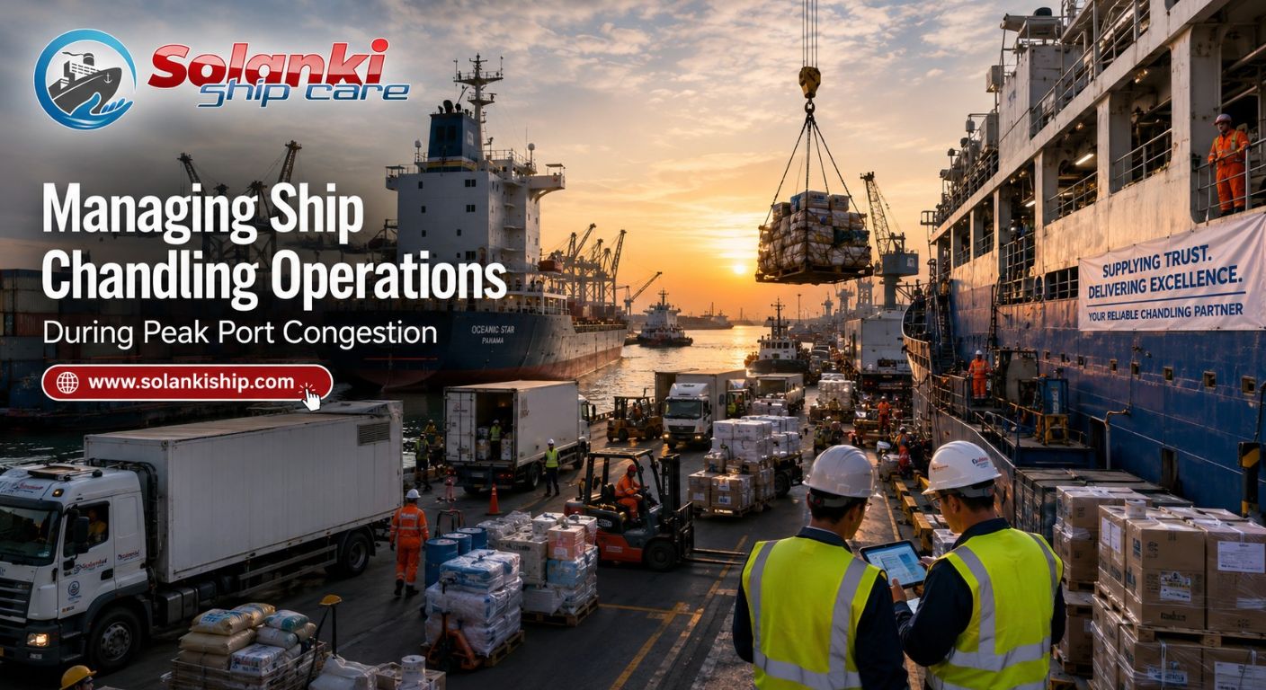 Managing Ship Chandling Operations During Peak Port Congestion