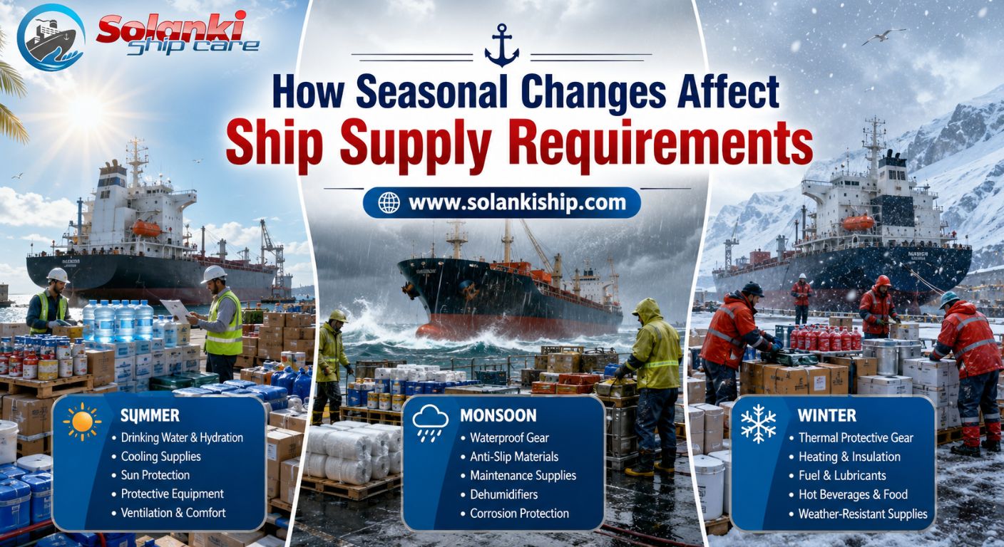 How Seasonal Changes Affect Ship Supply Requirements