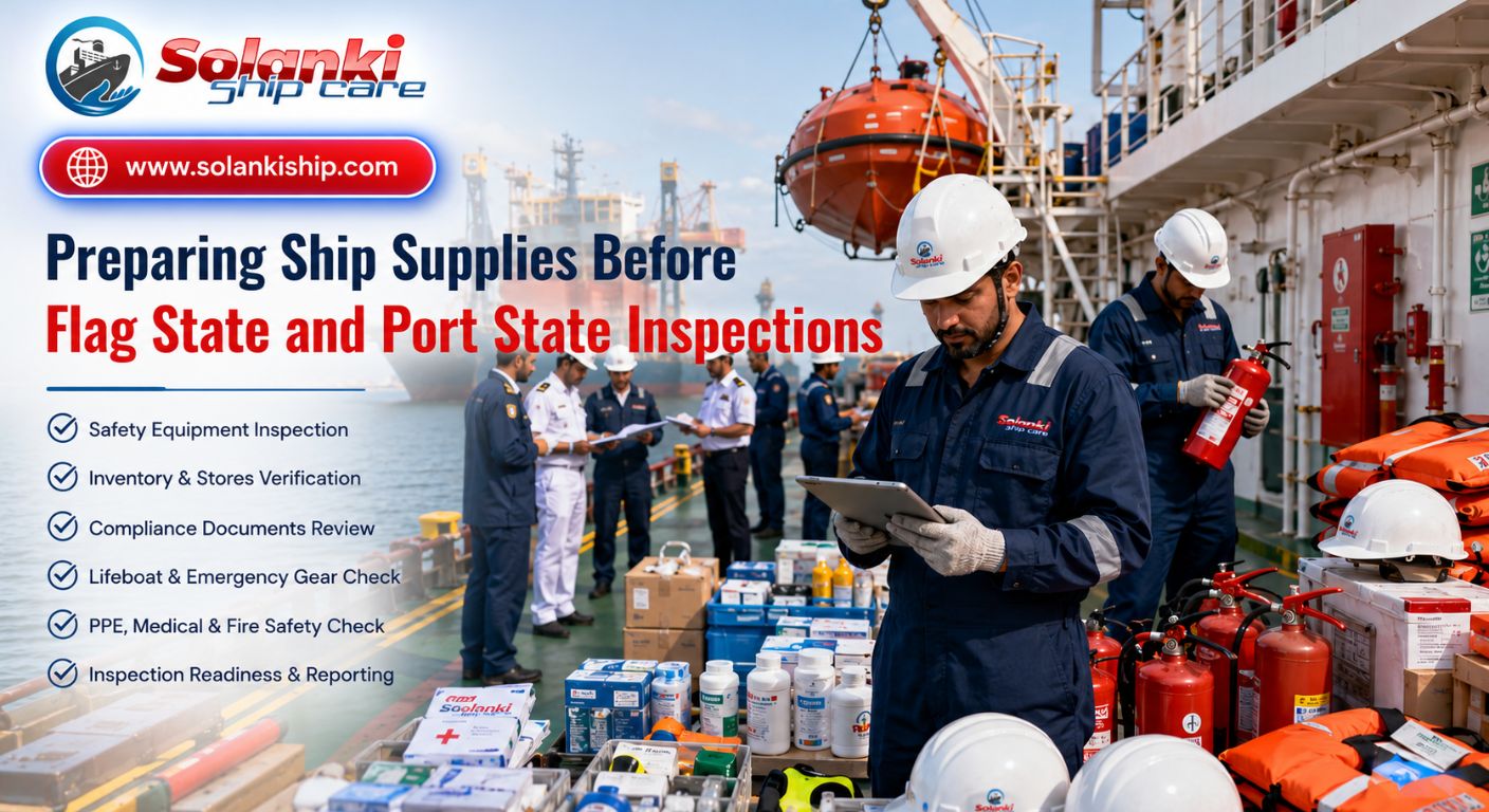 Preparing Ship Supplies Before Flag State and Port State Inspections